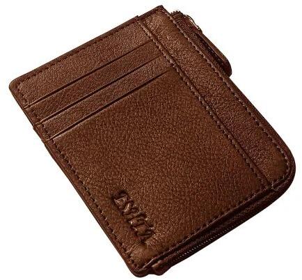 Men Brown Leather Wallet, Gender : Male