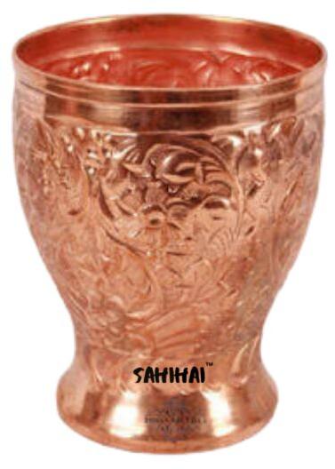 Sahi Hai Round Mughlai Copper Glass