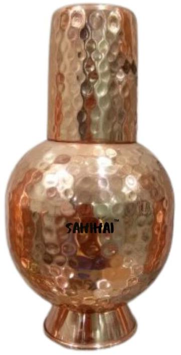 Plain Copper Surai Pot, for Home, Feature : Elegant Design, Fine Finish, Rust Proof, User Friendly