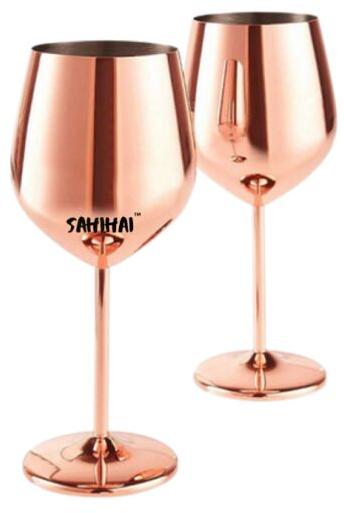 COPPER WINE GLASS