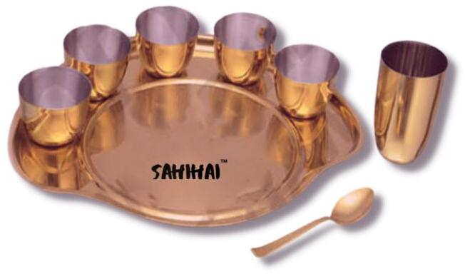 Sahi Hai GRACIOUS GOLD FINISH KONICA- DINNER SET OF 8PCS