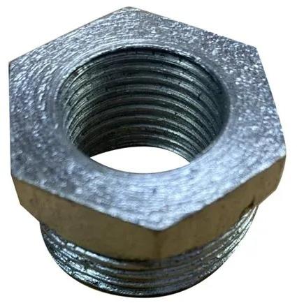 Silver Techno Flex Round Galvanised Iron GI Reducing Bush, for Conduit Fittings, Feature : Durable
