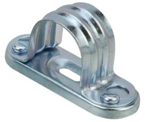 Techno Flex Galvanised Iron Gi Spacer Bar Saddle, for Conduit Fittings, Color : Silver