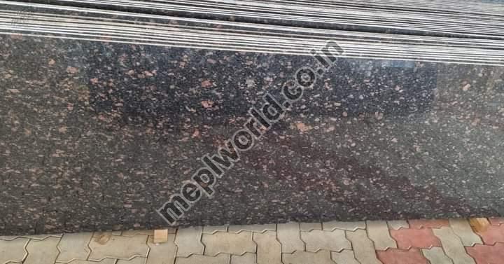 Polished Coin Black Granite Slab, for Flooring