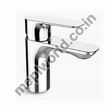 Silver Polished Brass Single Hole Lavatory Faucet, for Bathroom, Feature : Rust Proof, Durable