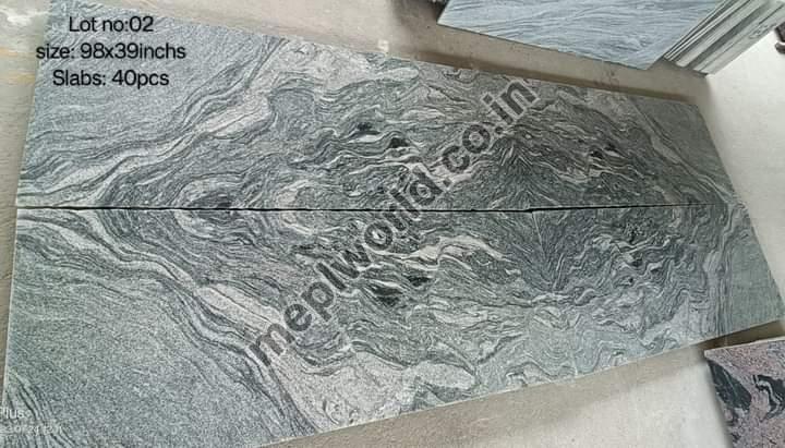 Rectangular Polished Steel Paradiso Granite Slab, for Vanity Tops, Kitchen Countertops, Size : 98x39 Inches