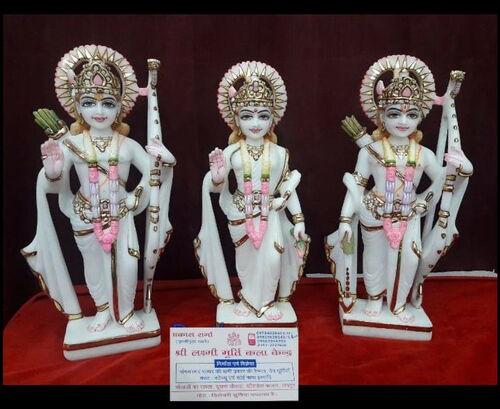 White Marble Ram Darbar Statue, Packaging Type : Wooden Box