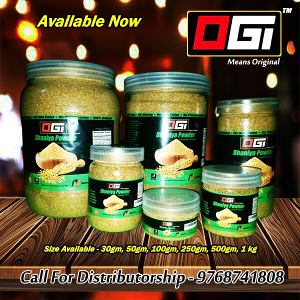 OGI Dhaniya Powder, for Cooking, Packaging Type : Pet jar