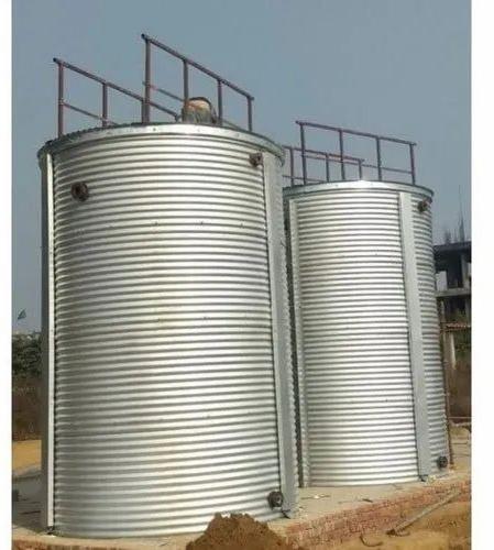 Zincalume Steel Chemical Storage Tank, Storage Material : Chemicals/Oils
