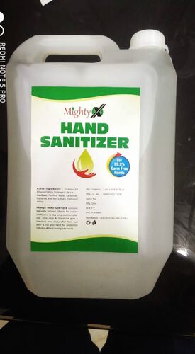 Mightyx Hand Sanitizer, Packaging Size : 5 ltr