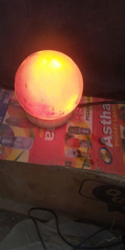 Orange Electric Globe Rock Salt Lamp, For Home Decoration, Style : Antique