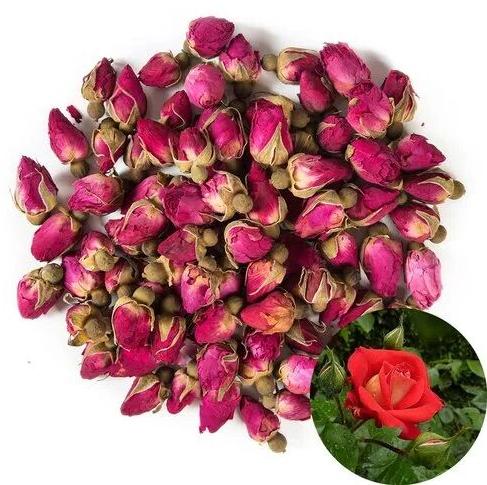 Dried rose buds, Packaging Type : Bag