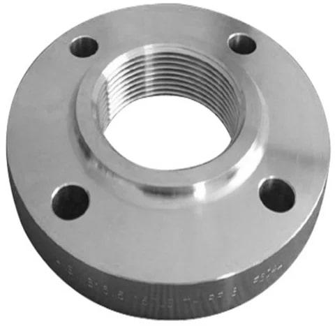 Round Polished Stainless Steel Threaded Flange Color Silver At Best Price In Mumbai 6800