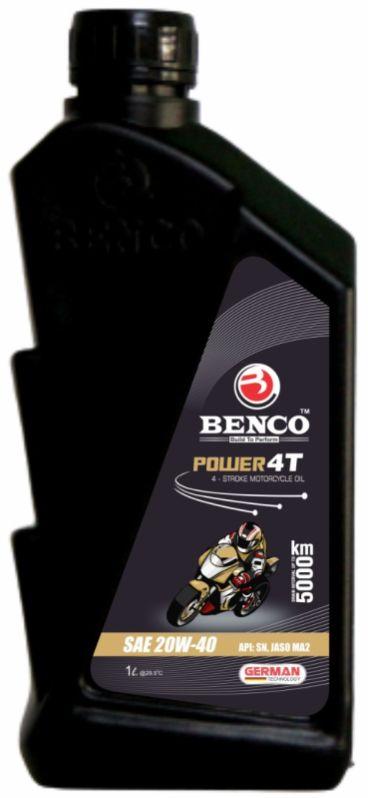 BANCO Power 4T Motorcycle Oil, Packaging Size : 1ltr