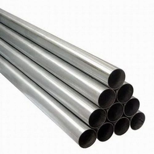 Silver Polished Austenitic Stainless Steel Pipe, for Industrial, Certification : Round