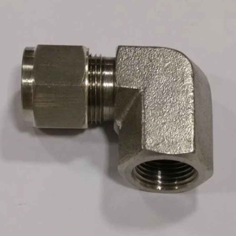 Silver Stainless Steel Ferrules Female Elbow, for Industrial, Feature : Durable