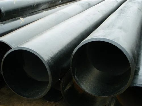 Grey Round Large Diameter Carbon Steel Pipe, for Industrial, Size : All Sizes