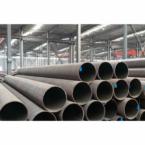 Grey Polished Seamless Alloy Steel Pipe, Shape : Round