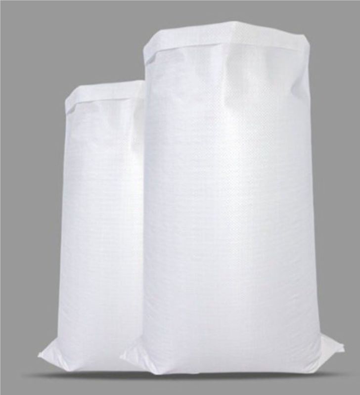 Plain HDPE Woven Sack Bag For Packaging Color White At Best Price