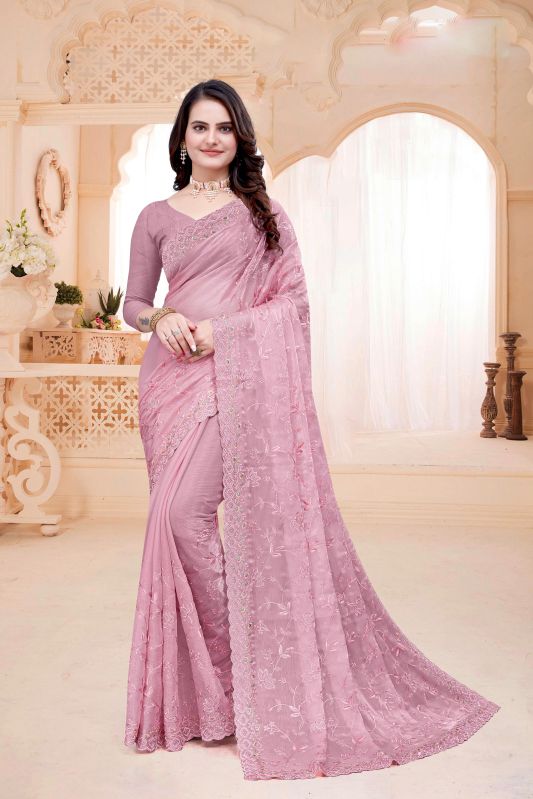 Ladies Fancy Organza Sarees