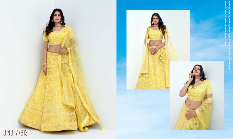 Women Chiffon Silk Lehenga Choli