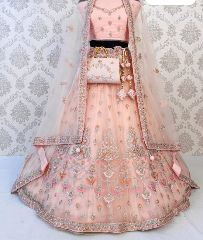 Designer Net Lehenga Choli