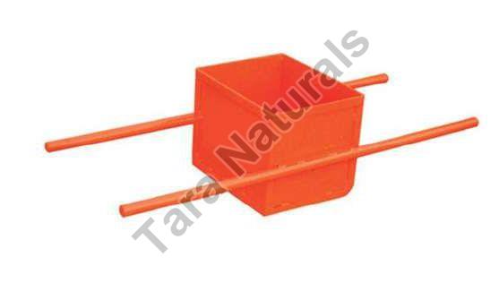 Orange Square Mild Steel Concrete Measuring Box, for Industrial, Size : 22 Inch