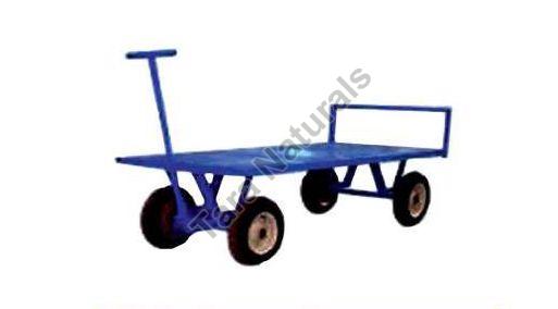 Mild Steel Platform Wheel Barrow Trolley, for Cleaning Purpose, Feature : Rust Proof, High Quality