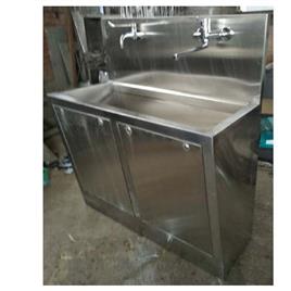 Elbow Operated Surgical Scrub Sink Station, for Hotel, Laboratory, Restaurant, Feature : Anti Corrosive