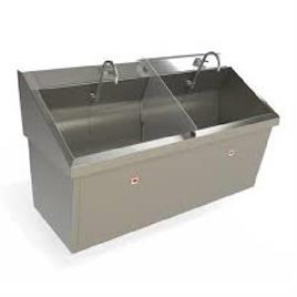 Medical Scrub Sink with Double Bowls, for Laboratory, Feature : Anti Corrosive, Durable, Eco-Friendly