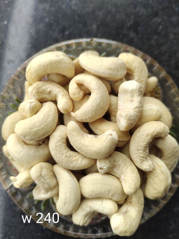 Steamed W240 Cashew Nuts, Packaging Type : Tin