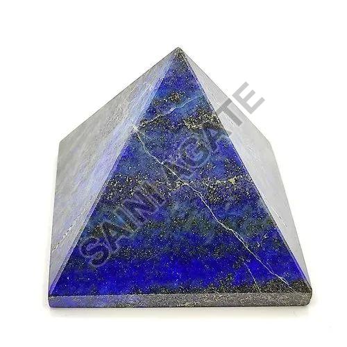 Dark Blue Lapis Tumble Stone Pyramid, for Healling, Feature : Fine Finishing, Light Weight, Shiny Looks