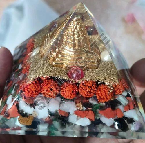 Orgone Multicolor Rudraksha Pyramid