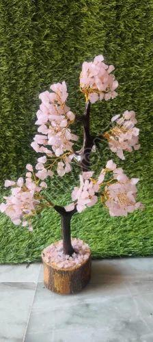 10 kg Saini Agate Rose Quartz Tree, for Decoration, Color : Pink