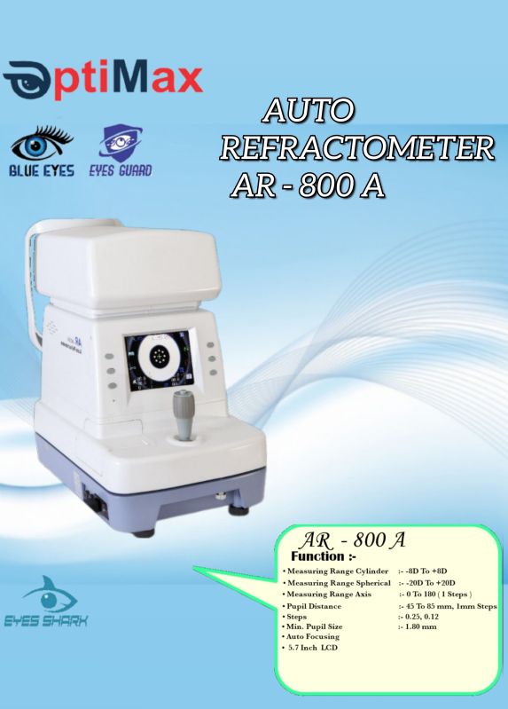 Computer Eye's Testing Machine     AUTO REFRACTOMETER AR-800 A