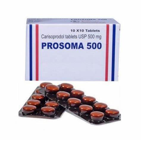 Prosoma 500mg tablets, Packaging Type : Pack