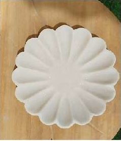 9x9x1.5 Inch Marble Fruit Bowl, for Home Decor, Color : White