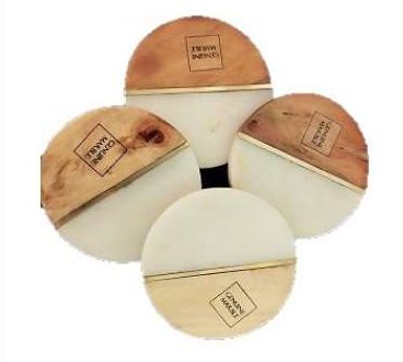 Plain Marble Wood Tea Coaster, for Hotel, Kitchen, Office, Restaurant, Feature : Eco Friendly, Light Weight