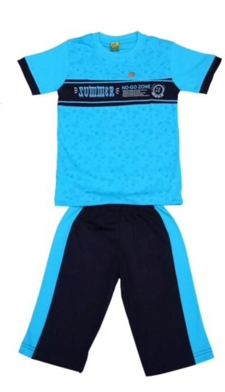 Boys T Shirt 3/4 Pant Set