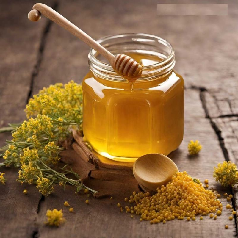 Yellow Gel Mustard Honey, For Personal, Clinical, Cosmetics, Foods, Medicines, Taste : Sweet