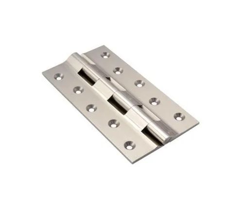 Rectangle 6x1.1/4x3/16 Inch Brass Railway Hinge, for Cabinet, Doors, Drawer, Window, Color : Silver