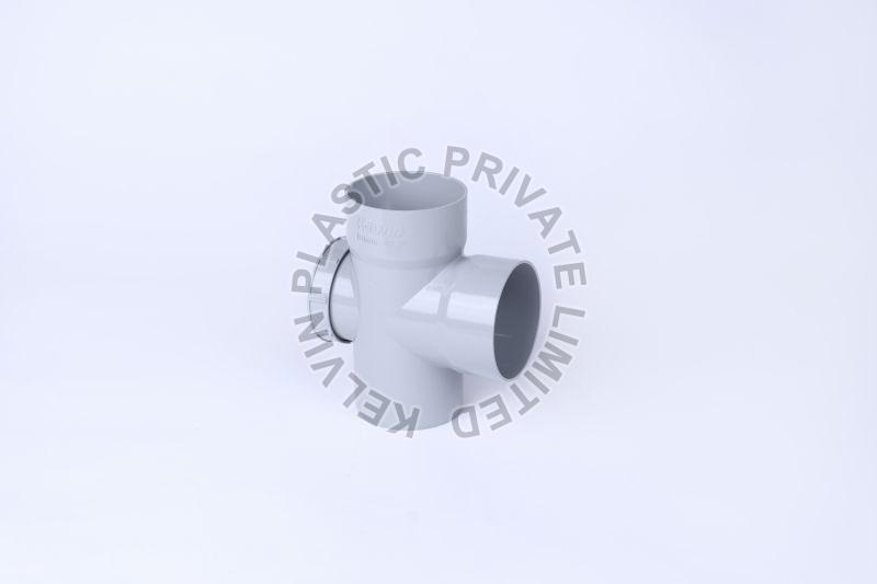 110mm Kelvin SWR Door Tee, for Plumbing, Feature : Excellent Quality, Fine Finishing, Flexible, High Strength