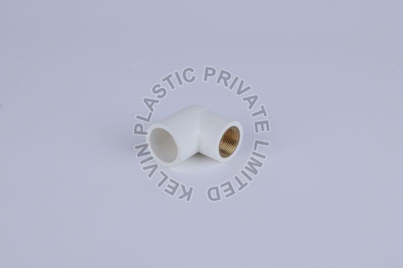 White Kelvin UPVC Reducing Brass Elbow, for Pipe Fittings, Certification : ISI Certified