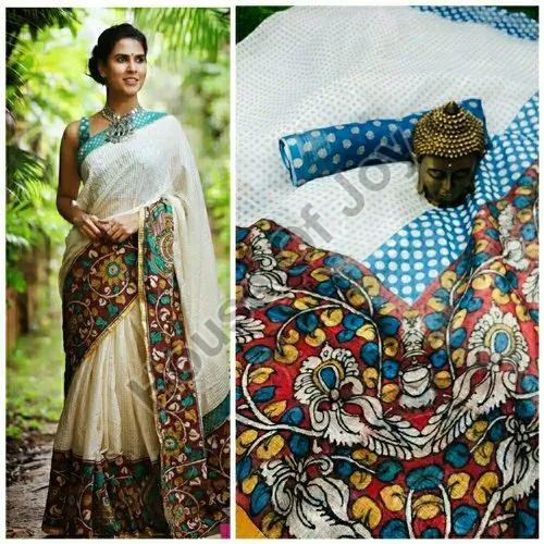 Digital Printed Pure Linen Sarees, Speciality : Easy Wash, Anti-Wrinkle, Shrink-Resistant