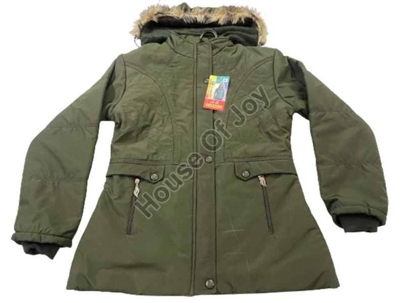 Green Ladies Woolen Jacket, Size : M, XL