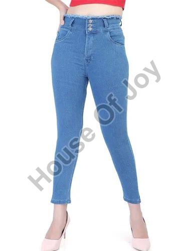 Ladies High Waist Denim Jeans