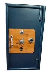 Dark Blue Mild Steel 61inches Burglary Security Safe, Certificate : ISO