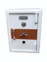 White Fire and Burglar Resistant Safe
