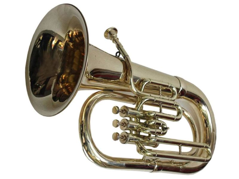 Three Valve Brass Trumpet Euphonium