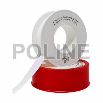 Poline White Ptfe Sealing Tape, Design : Plain